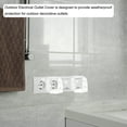 thumbnail image 4 of Uxcell 2pcs Outdoor Plug Cover Electrical Outlet Protector Box Cover 86 Type Transparent, 4 of 5