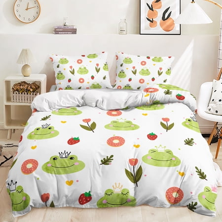 Hosima 3 Piece 3D Digital Printed Duvet Cover Full Size Bedroom Decorative Bedding Set,DEX41-King
