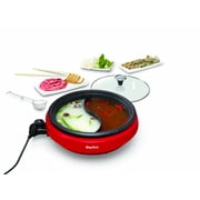 The Rock By Starfrit Dual-Sided 3.2-Quart Electric Hot Pot
