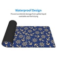 thumbnail image 5 of Vsdgher Anchors and Nautical for Mouse Pad with Stitched Edges,Desk mat for Laptop,Computer & PC, Wristing Pad for Gamer,Office & Home,12 x 31.5 in, 5 of 8