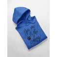 thumbnail image 3 of You, Me And The Dogs Hoodie Women -Image by Shutterstock, Female Medium, 3 of 4