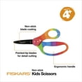 thumbnail image 2 of Fiskars 5" Pointed Kids Scissor Ages 4-7, Rainbow, 2 of 20
