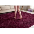 thumbnail image 3 of S-morebuy 5.3 x 7.5 Area Rug, Large Soft Faux Silky Smooth Sheepskin Carpet Fluffy Area Rug for Home Kids Bedroom Dormitory Decor Chair Cover Seat Pad Sofa Bedside Anti-Slip Shaggy Throw Rug, 3 of 7