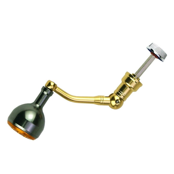 Mango de Carrete de Pesca Cola Eléctrico de Metal Oro S