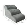 thumbnail image 3 of Dog Stairs, Dog Ramp for Bed Pet Dog Steps - 3 Tiers Training Stairs, Removable and Washable, 3 of 6