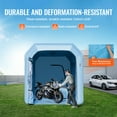 thumbnail image 4 of VEVOR Inflatable Paint Booth, 9.8 x 8.2 x 8.2 ft Inflatable Spray Booth, with 550W Powerful Blower and Air Filter System, Portable Car Paint Booth for Motorcycle, Bicycle, Small Furniture Painting, 4 of 9