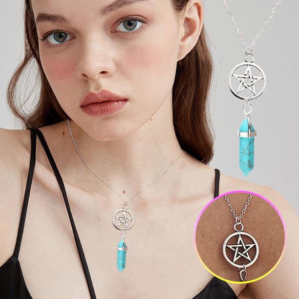 Señoras moda Vintage cielo luna colgante collar joyería regalo joyería Wmkox8yi sjalhkljlk1197