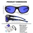 thumbnail image 3 of Gafas de Sol Polarizadas NULOOQ para Niños Edad 4-12 - Modelo Béisbol Indestructibles, 3 of 5
