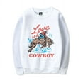 thumbnail image 4 of Kelsea Ballerini Love Is A Cowboy Unisex Casual Crewneck Sweatshirt, 4 of 5