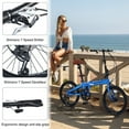 thumbnail image 4 of 20-inch ultra-light aluminum alloy folding bicycle, can be placed in the trunk, suitable for both men and women, 4 of 10