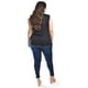 thumbnail image 3 of Blusa sin manga 2 texturas Roman Fashion /Tallas Extras, 702 (Print /Beige) beige 38, 3 of 6