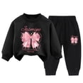 thumbnail image 4 of TAmten Girls Outfit Sets 2 Pieces Long Sleeve Pullover Printed Girls Clothing Sets Size 5-6 Years, 4 of 4