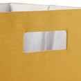 thumbnail image 3 of DII Polyester Cube Solid Honey Gold Square 11x11x11, 3 of 4
