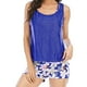 thumbnail image 2 of MKLEKYY Trajes De Baño Mujer Curvy Women Tankini Swimsuits For Women 3 Piece Bathing Suits Swim Tank Top With Boy Shorts And Bra Swimwear, 2 of 4
