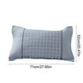 thumbnail image 6 of Bxaolu Thick Pillowcases Standard Size Set of 2 - Breathable Pillow Covers for Bedroom, Soft Pillow Cases 2 Pack, 20 x 28 Inches, Gray, 6 of 7