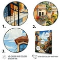thumbnail image 3 of Designart "Pop Art Barcelona I" Cityscapes Floater Framed Wall Art Living Room, 3 of 7
