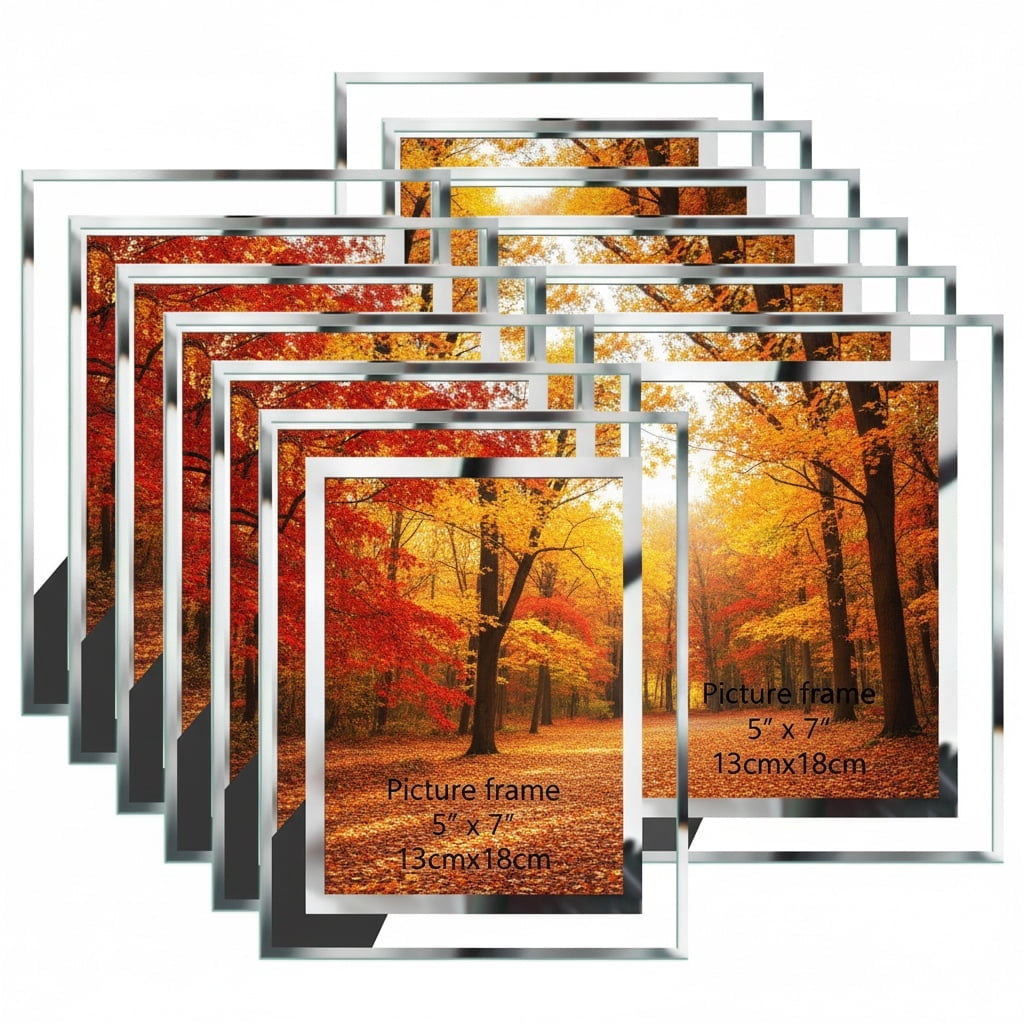 12 Packs 5x7 Picture Frames for Tabletop Display