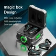 thumbnail image 6 of Oggfader Wireless Earbuds Box Styling In ear Bluetooth Wireless Headset Esports Gaming HD Sound Quality Bluetooth 5.3 Headset IPX4 Grade Headset Gray, 6 of 7