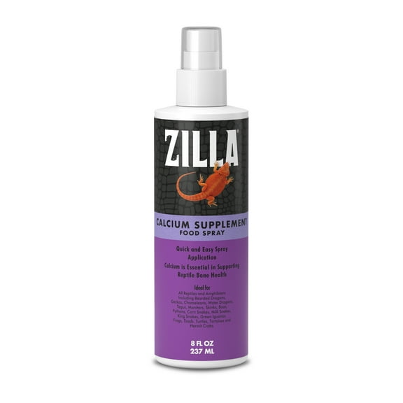 Zilla Calcium Supplement Spray 8 Fluid Ounce
