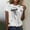 B61 White womens summer tops clearance under $5, variant on Women Tops under $5! Cagogo Women's T Shirts Short Sleeve Vintage Tees Dolphin Graphic Loose Summer Tops Casual Crewneck Vacation Beach Trendy Comfy Summer Outfits