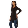 thumbnail image 2 of Women's Extra Long Diagonal Sweep Tunic, 2 of 6