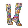 thumbnail image 4 of Rugrats Adult Socks Casual Tube Socks Durable Comfort Calf Socks Soft Elastic Crew Socks White, 4 of 9