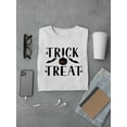 thumbnail image 3 of Trick Or Treat Halloween Quote. T-Shirt Men -Image by Shutterstock, Male x-Large, 3 of 4