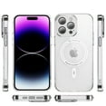 thumbnail image 2 of Dteck Trasparent Case for iPhone 11 Pro Max,Magnetic TPU Case Compatible with Mag Safe Shockproof Anti Yellowing Anti Slip Clear PC Cover for iPhone 11 Pro Max,Clear, 2 of 8