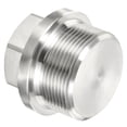 thumbnail image 1 of Unique Bargains M33x1.5 Mâle Bouchon Filetage en Acier Inoxydable Hexagonal Douille Solide Raccord de Tuyau, 1 of 5