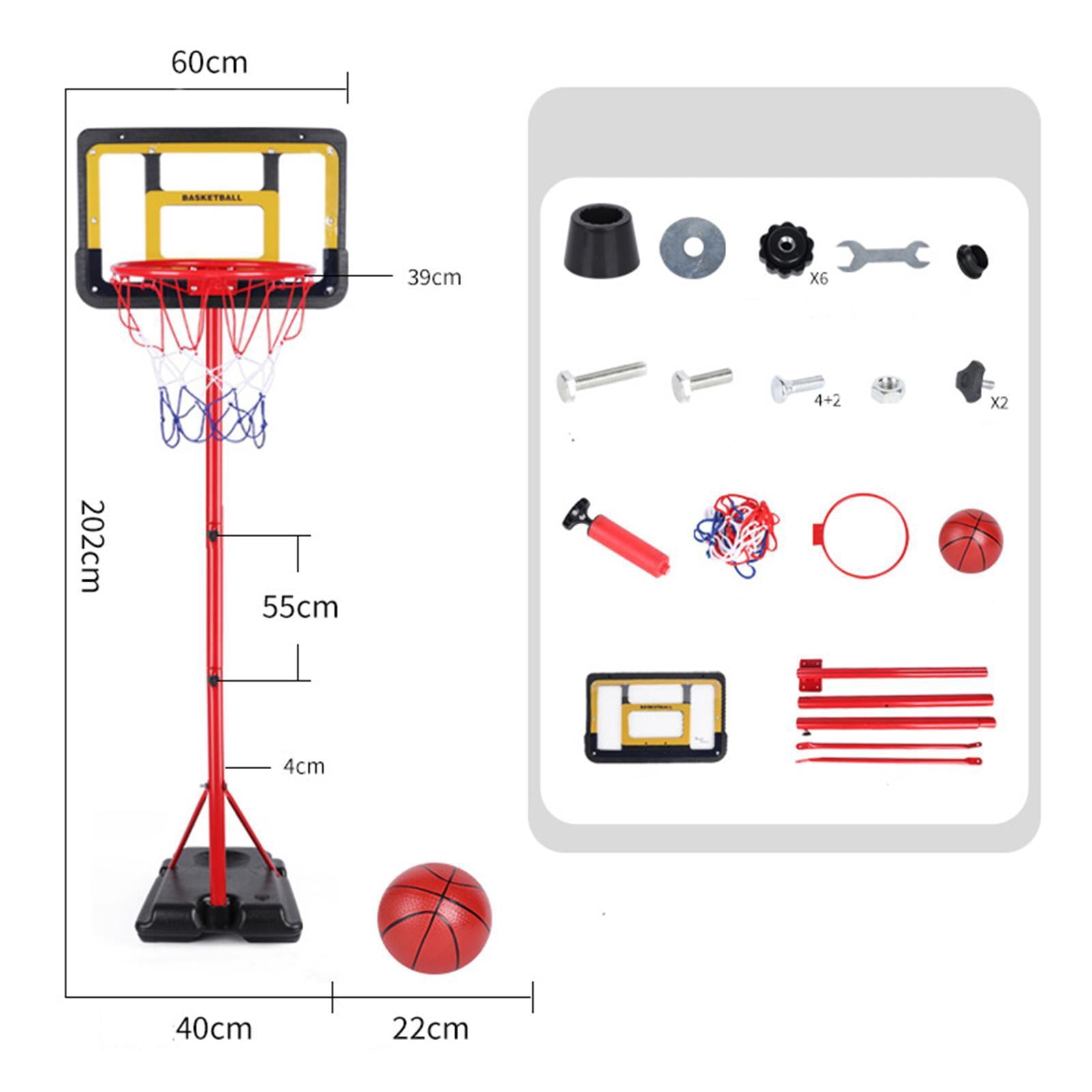 GARENDE Basketball Hoop Indoor Outdoor Sport Toys for Kids Boys Girls Birthday Gifts 2.02m