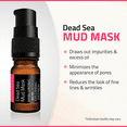 thumbnail image 4 of YEOUTH Dead Sea Mud Mask, Facial Mask with Hyaluronic Acid, Aloe, Oatmeal & Avocado Oil, Hydrating Face Mask, Detoxifies, Fights Pimples & Blackheads, Minimize Pore Size (8 OZ), 4 of 7