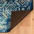 thumbnail image 6 of Contemporary Home Living 2.25' x 3.25' Diamond Rectangular Area Throw Rug - Navy Blue and Teal Blue, 6 of 7