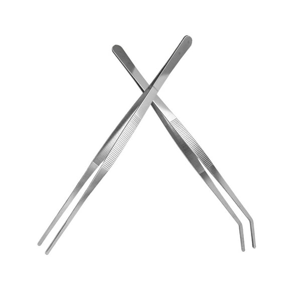 Zeiwohndc Aquariums Plant Tweezers for Fishtanks Landscaping Flora Pincers 2pcs