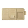 thumbnail image 1 of Organizador de visera para coche, bolsa de almacenamiento para visera, accesorios para el interior del coche, tarjeta para coche Beige, 1 of 8