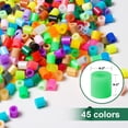 thumbnail image 4 of 36000 Pcs Value Pack Fuse Beads 45 Colors Bulk Assorted Multicolor Fuse Beads For Kids And Chilren Crafts With Ironing Papaer, 4 of 4