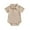Khaki, variant on XYIJANI Baby Boys' Bodysuits Lesimsam Newborn Baby Boy Clothes Knit Shirt Romper Solid Color Button Up Short Sleeve Collared Bodysuit Outfit 18 Month Old Boy Clothes (Khaki,3M)