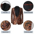 thumbnail image 3 of Beauty Emily Mens 1 Piece Fit Suit Set One Button Suit Jacket Formal Party Wedding Blazer, 3 of 5