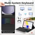 thumbnail image 3 of Bluetooth Keyboards compatible Galaxy Tab A9+ High quality Gift, 3 of 5