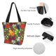 thumbnail image 4 of Fotbe Begetable Bolsa de Playa con Estampado, Bolsa de Hombro, Bolsa de Mano Espaciosa, Bolsa de Viaje Ligera, Bolsa de Compras Versátil, 4 of 6
