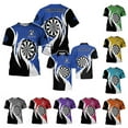 thumbnail image 2 of Personalized Dart 3D Shirts for Men Women 3D, Custom Name Team Dartboard Shirt S-5XL, Gifts shirt (Pink, S), 2 of 10