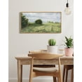 thumbnail image 3 of Drsoum Vintage Landscape Wall Art Home Decor Grassland Classic Wall Prints Farmhouse Bathroom Office Decor 8x16in Natural Framed, 3 of 6