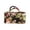 B, variant on Floral Quilted Fabric Storage Basket with Handles Portable Rectangular Organizer Tote Boho Decorative Desktop Storage Bin For Bedroom Living Room Nursery