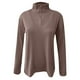 thumbnail image 3 of Blusa de manga larga con botones para mujer, camisa sólida sin tirantes fina con cremallera para mantener el calor Fridja  hkj3366, 3 of 8