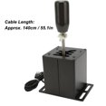 thumbnail image 4 of Palanca de cambios USB Simulator 6 Plus R Racing H con agarre de fibra de carbono para Logitech G29 G27 G25 G920 para T300RS GT negro, 4 of 8