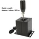 thumbnail image 4 of Palanca de cambios USB Simulator 6 Plus R Racing H con agarre de fibra de carbono para Logitech G29 G27 G25 G920 para T300RS GT negro, 4 of 8