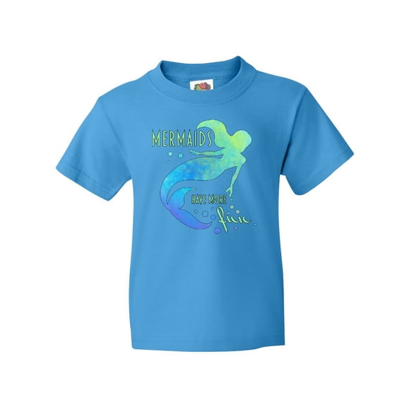 Inktastic Mermaids Have More Fun Youth T-Shirt