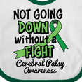 thumbnail image 4 of Inktastic Not Going Down Without a Fight Cerebral Palsy Awareness Boys or Girls Baby Bib, 4 of 4