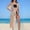 Swim-88Gold, variant on Bathing Suit Cover up for Women Mesh Open Front Maxi Kimono Fringe Hem Tie Waist Sheer Beachwear Vacation Resort Wear Cruise Beach to Boardwalk
