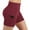 c01Red, variant on Biker Shorts Women with Pockets High Waisted Stretch Underpants Workout Spandex Tummy Control Gym Running Yoga Shorts Beige M