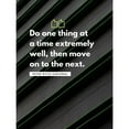thumbnail image 3 of ArtsyQuotes 15x18 Black Modern Framed Museum Art Print Titled - Peter Nivio Zarlenga Quote: Do One Thing, 3 of 5